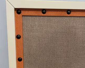 C111 - $100. Ballard Designs Cork Board. Measures 24" x 36". Gently used but does have some sun fading (looks worse in the photo than in person) Can be hung in either direction.