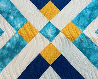 Q8 - $150. Like New Quilt. Measures 89" x 107" (Queen / King Size)