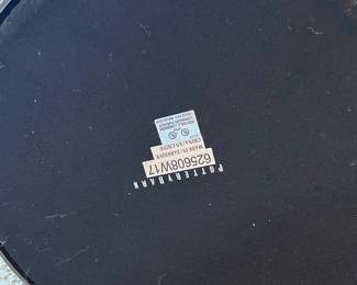 C82 - $100. Pottery Barn Floor Lamp. Measures 33.5" wide x 65" tall. Arm is adjustable but the height of the main pole is not.