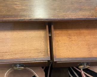 C3 - $1,750. English Renaissance Revival Sideboard. Appraisal dates it to late 19th century. Measures 60" wide x 22.5" deep x 77" tall. Loose fretwork on both sides and missing minor trim pieces. Sturdy and GORGEOUS! Homeowner shipped it back from England in the 90s.