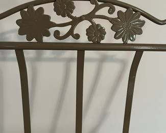 C119 - $95. Single Wrought Iron bouncy chair. We DO have the matching cushions - no ottoman with this one.