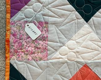 Q1 - $125. Beautiful - NEW Lap Quilt. Measures 61" x 69.5".
