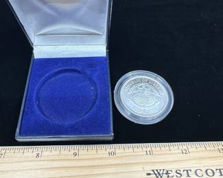 J22 - $55. The Millennium 2000 Silver Liberty Coin. One ounce of silver - made in Liberia.