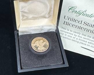 J20 - $175 EACH - 2 Available. From the Columbia Mint .500 fine gold. Weighs 2.3 grams.