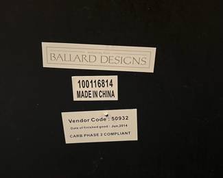 C54 - $1200. Ballad Designs Desk. Measures 66.5" x 20.5" x 28" tall. Moves in 3 pieces - 2 filing cabinets & top. Top corners do show some wear - see photos.