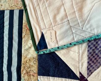 Q18 - $60. Like New Quilt. Measures 45" x 57.5" (lap / throw quilt)