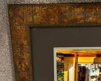 C94 - $75. Framed Photograph of Maui Crafts Guild. Measures 29.5" x 24". Beautifully framed & matted with Museum Glass.