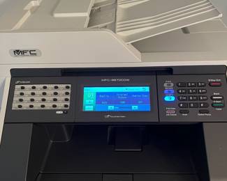 C103 - $300. Brother Color Laser Printer. Model MFC-9970CDW. Measures 19" square x 21" tall. Includes BU-300CL Belt Unit & WT-300CL Waste Toner Cartridge.
