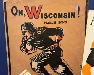 C64 - $50. Framed Sheet Music Covers. Measures 39.5" x 34.5" framed.