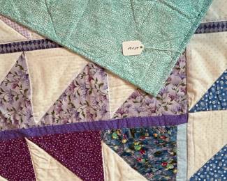 Q10 - $100. Like New Quilt. Measures 65" x 60" (lap size)