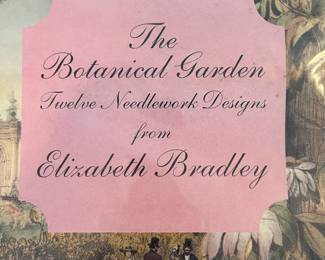 C76 - $125. Vintage "The Botanical Garden" Needlework Kit by Elizabeth Bradley. NEW in Package. Includes 12 designs.