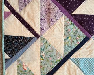 Q10 - $100. Like New Quilt. Measures 65" x 60" (lap size)
