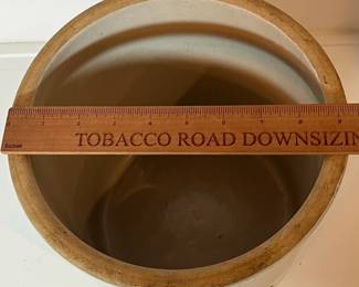 C49 - $65. #2 Redwing Crock. Does have a crack that goes down about 2" from the top. (2 gallon)