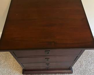 C89 - $65. Single 4 drawer Nightstand. Measures 24" x 20" deep x 28.5" tall. All drawer slide.