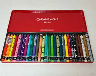 C132 - $25. Caran D'Ache Geneve. 30 colors. Very gently used.