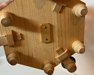 C50 - $100. Muller Seiffen German Nativity - Christmas Pyramid. 3 Tiers. Measures 16" tall x 12" wide with the fans.