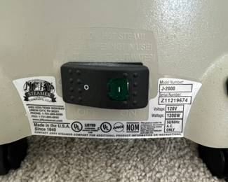 C100 - $95. Jiffy Steamer Model J-2000