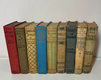 C134 - $65. Early 1900s Set of 8 Books. 1900-1920 Print Dates.