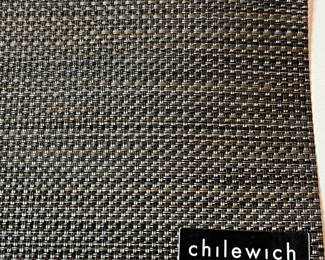 C138 - $50. Set of 8 NEW Chilewich Placemats "Mini Basket in Espresso". Measures 19" x 14".