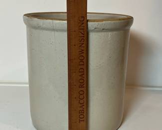 C49 - $65. #2 Redwing Crock. Does have a crack that goes down about 2" from the top. (2 gallon)