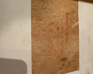 C125 - $175. 1894 Hoofs Claws & Antlers of the Rocky Mountains. #91/1000.