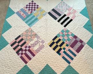 Q9 - $140. Like New Quilt. Measures 82.5" x 85" (full size)