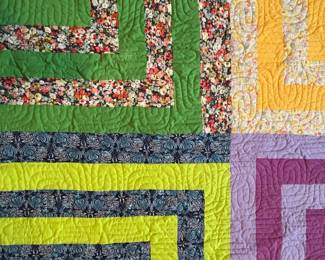 Q7 - $150. Like New Quilt. Measures 94" x 96" (Queen Size)