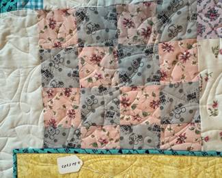 Q9 - $140. Like New Quilt. Measures 82.5" x 85" (full size)