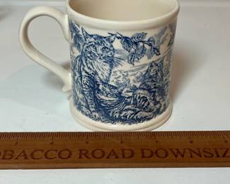 C23 - $100 - 9 Mugs. Mason's Crabtree & Evelyn Annual Mugs. 1995, 2001, 2002, 2003, 2005, 2006, 2007, 2008, 2009.