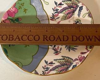 C39 - $40. Wedgwood Butterfly Bloom Tea Cup & Saucer