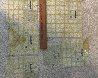 C110 - $25 LOT of 6. Omnigrid. 4" square up to 9" square.