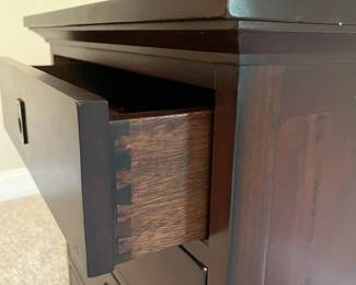 C89 - $65. Single 4 drawer Nightstand. Measures 24" x 20" deep x 28.5" tall. All drawer slide.