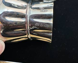 J34 - $150. English Sterling Small Pitcher. Weighs 54.6 grams.