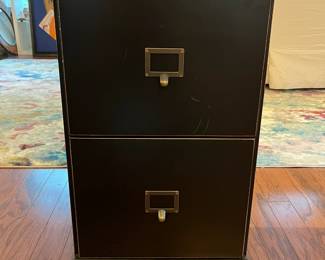 C54 - $1200. Ballad Designs Desk. Measures 66.5" x 20.5" x 28" tall. Moves in 3 pieces - 2 filing cabinets & top. Top corners do show some wear - see photos.
