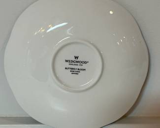 C39 - $40. Wedgwood Butterfly Bloom Tea Cup & Saucer