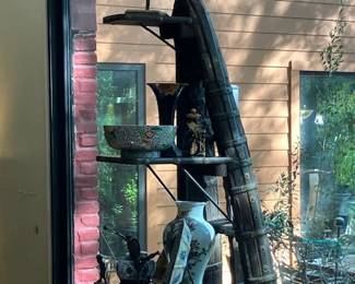 Indian howdah shelf.