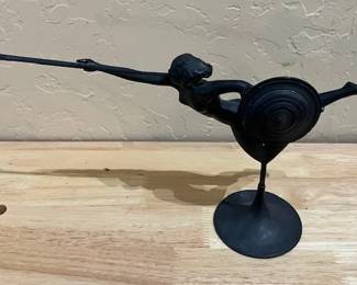 Jericho Art Deco figure 7" tall 9" wide