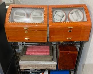 Watch collection boxes