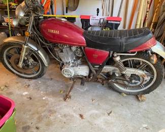 Yamaha 500 motorcycle 1978