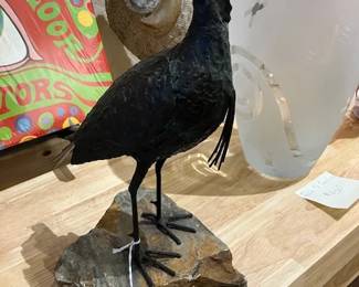 Texas artist, bronze pheasant, Siggi Munk