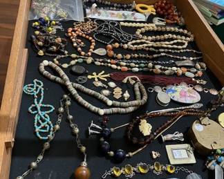 Costume and sterling pieces.