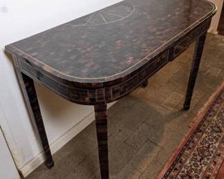 Maitland Smith Tessellated Stone Console Table Carlton House
