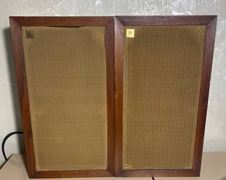 Vintage Acoustic Research Oiled Walnut Floor Speakers