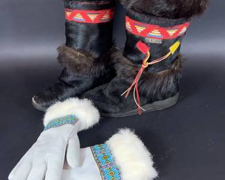 Tecnica Skandia Fur Boots Plus Gloves