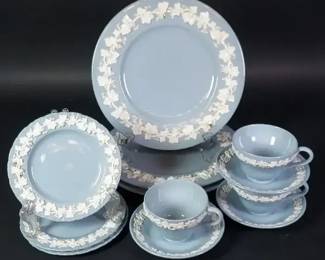Wedgwood Embossed Queens Ware Dinnerware