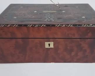 Antique Lap Desk Writing Box