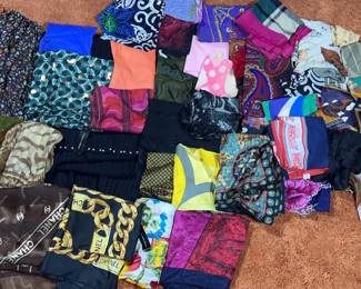 Lot Of 45 Scarves