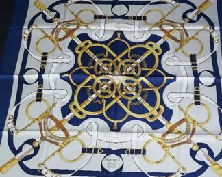 Hermes Pony Bit Scarf Authenticated