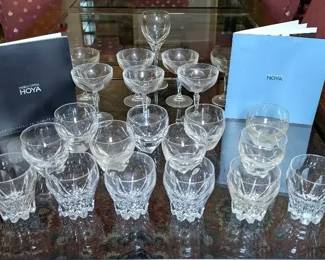 Hoya Vintage Crystal Glassware