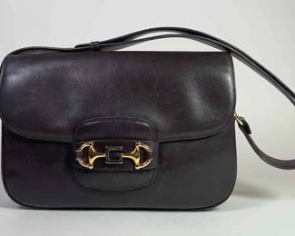GUCCI Horse Bit Shoulder Bag with COA